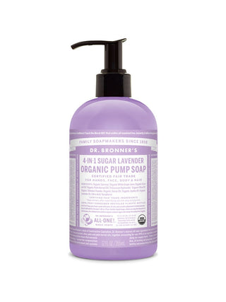 Dr Bronners 4 in 1 Sugar Lavender Organic Pump Soap