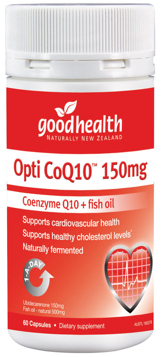 Good Health Opti CoQ10 150mg - Coenzyme Q10 + fish oil