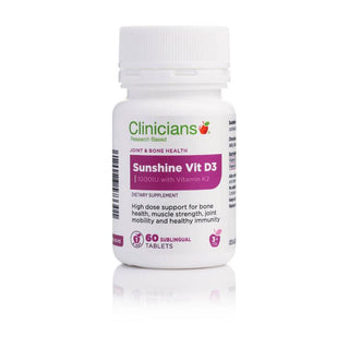 Clinicians Sunshine Vitamin D3 with Vitamin K2