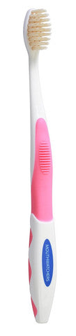 Mouth Watchers Youth Toothbrush Pink