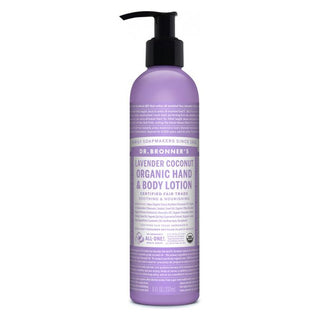 Dr Bronner's Organic Hand & Body Lotion - Lavender Coconut