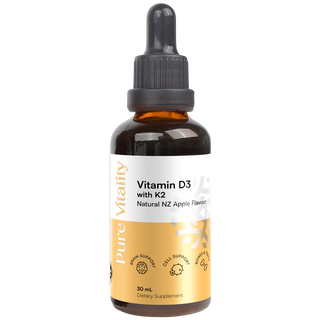 Pure Vitality Vitamin D3 with K2 Drops 