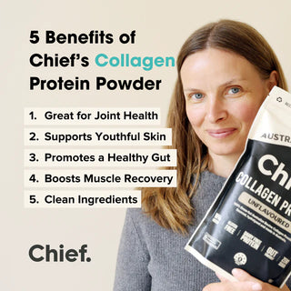 Chief Nutrition Grass-fed Collagen Protein Powder Unflavoured 450g