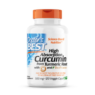 Doctor's Best - High Absorption Curcumin with BioPerine 500mg