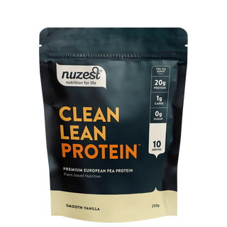 Nuzest Clean Lean Protein package on a white background