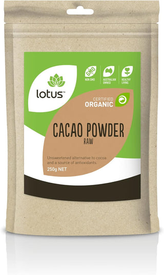 Lotus Organic Cacao Powder Raw 250G