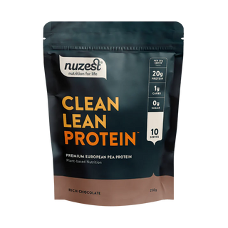 Nuzest Clean Lean Protein package on a white background
