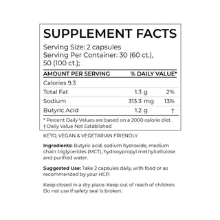BodyBio | Sodium Butyrate