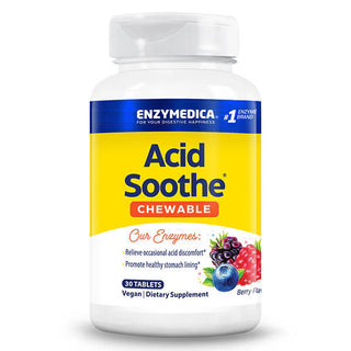 Enzymedica Acid Soothe - 30 Chewables