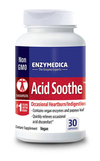 Enzymedica Acid Soothe - 30 Capsules