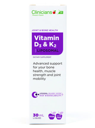 Clinicians Vitamin D3 & K2 Liposomal