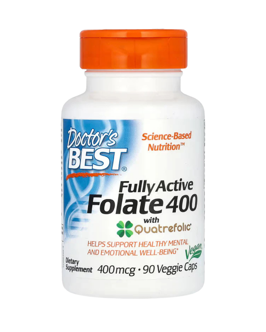 Doctor's Best Fully Active Folate with Quatrefolic 400mcg – My Natural ...