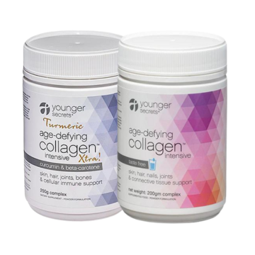 Younger Secrets Age-Defying Collagen Intensive & Turmeric Age-Defying Collagen Intensive Xtra [SHORT DATED STOCK]