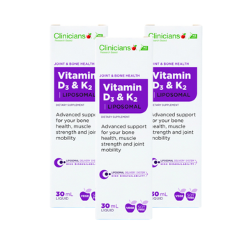 Clinicians Vitamin D3 & K2 Liposomal Bundle [SHORT DATED STOCK]