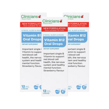Clinicians Vitamin B12 Oral Drops Bundle [SHORT DATED STOCK]